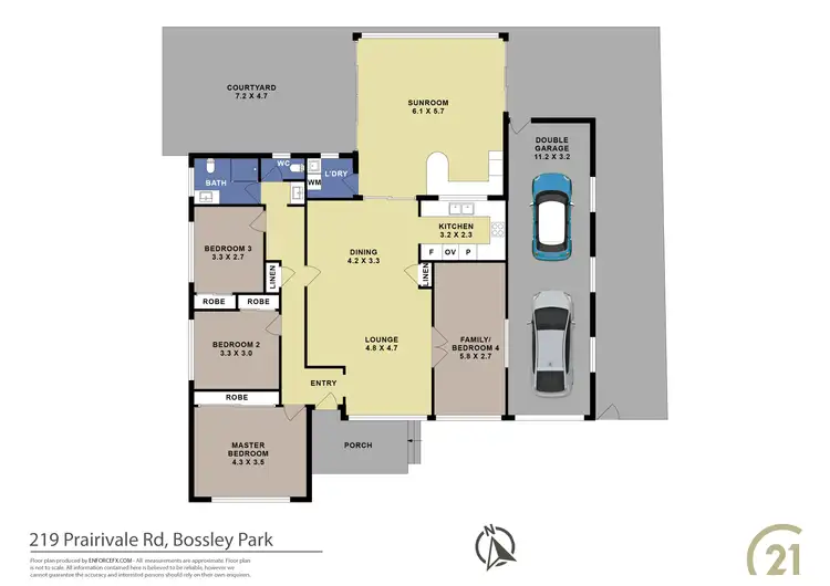 Floorplan of Homely house listing, 219 Prairie Vale Road, Bossley Park NSW 2176