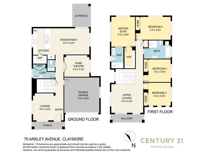 Floorplan of Homely house listing, 75 Arkley Avenue, Claymore NSW 2559
