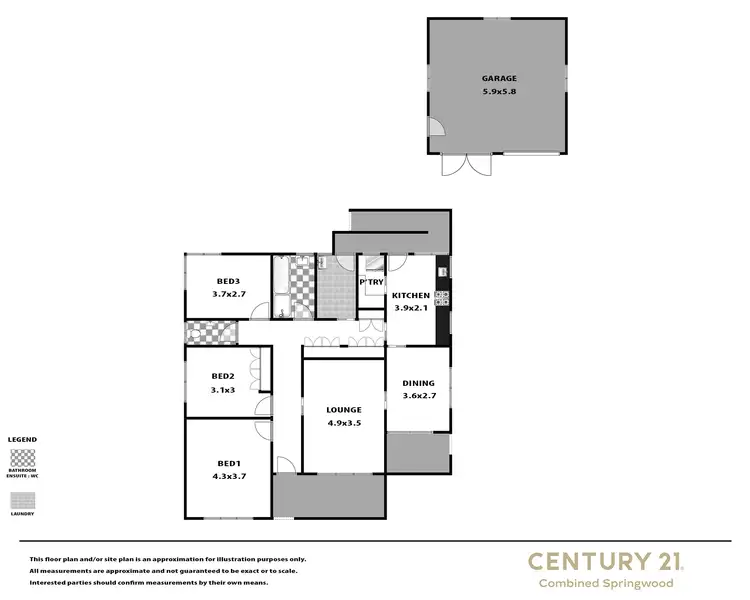 Floorplan of Homely house listing, 71 Paterson Road, Springwood NSW 2777