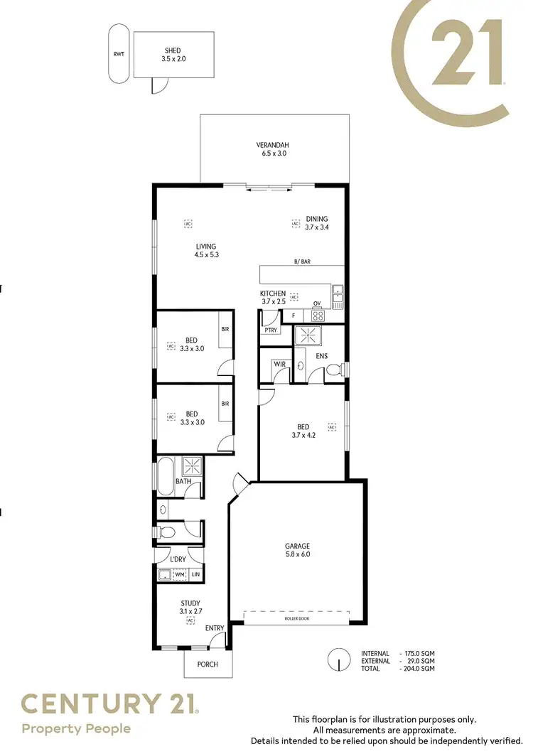 Floorplan of Homely house listing, 29A Luprena Avenue, Ingle Farm SA 5098