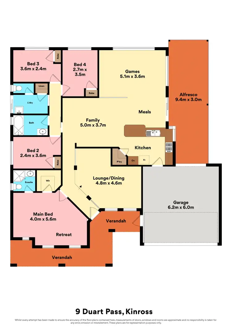 Floorplan of Homely house listing, 9 Duart Pass, Kinross WA 6028
