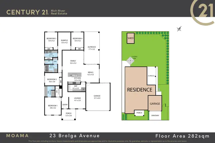 Floorplan of Homely house listing, 23 Brolga Avenue, Moama NSW 2731