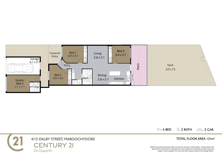 Floorplan of Homely house listing, 4/15 Dalby Street, Maroochydore QLD 4558