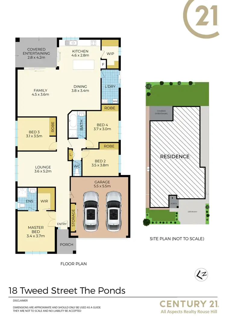 Floorplan of Homely house listing, 18 Tweed Street, The Ponds NSW 2769