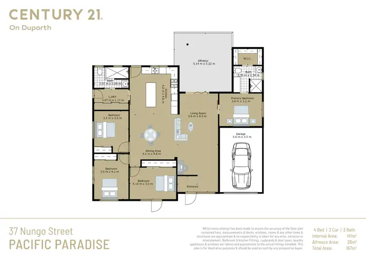 Floorplan of Homely house listing, 37 Nungo Street, Pacific Paradise QLD 4564