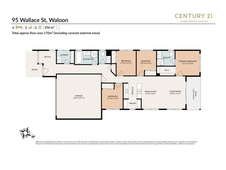 Floorplan of Homely house listing, 95 Wallace Street, Walloon QLD 4306