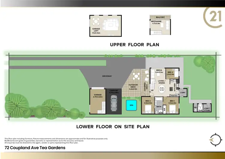 Floorplan of Homely house listing, 72 Coupland Ave, Tea Gardens NSW 2324
