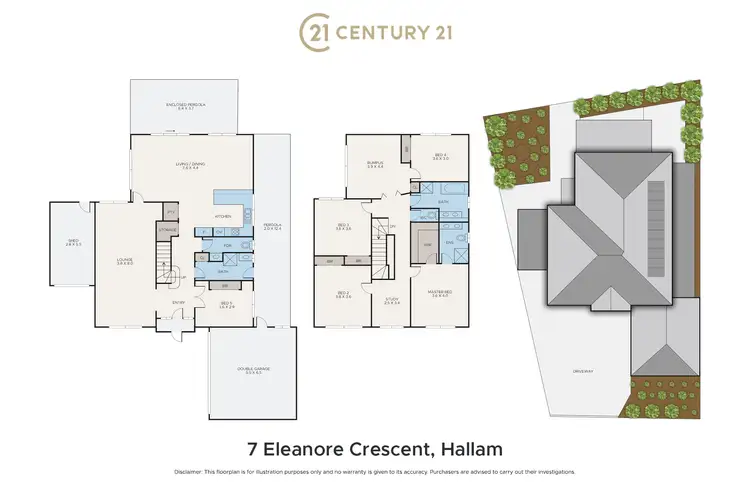 Floorplan of Homely house listing, 7 Eleanore Crescent, Hallam VIC 3803