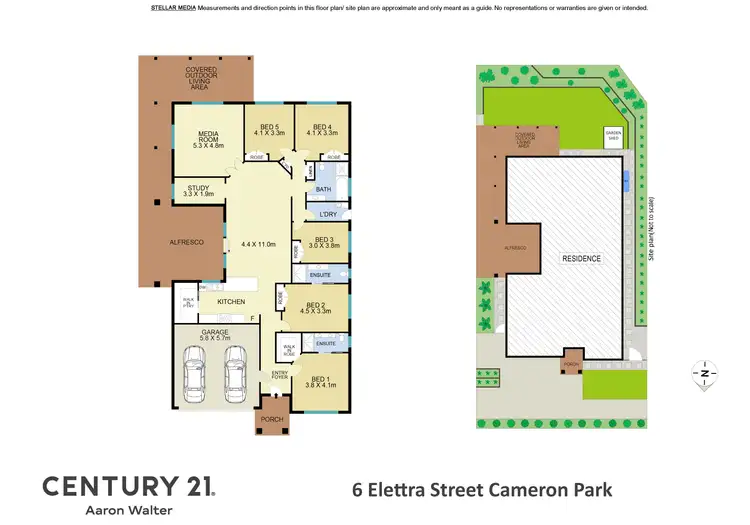 Floorplan of Homely house listing, 6 Elettra Street, Cameron Park NSW 2285