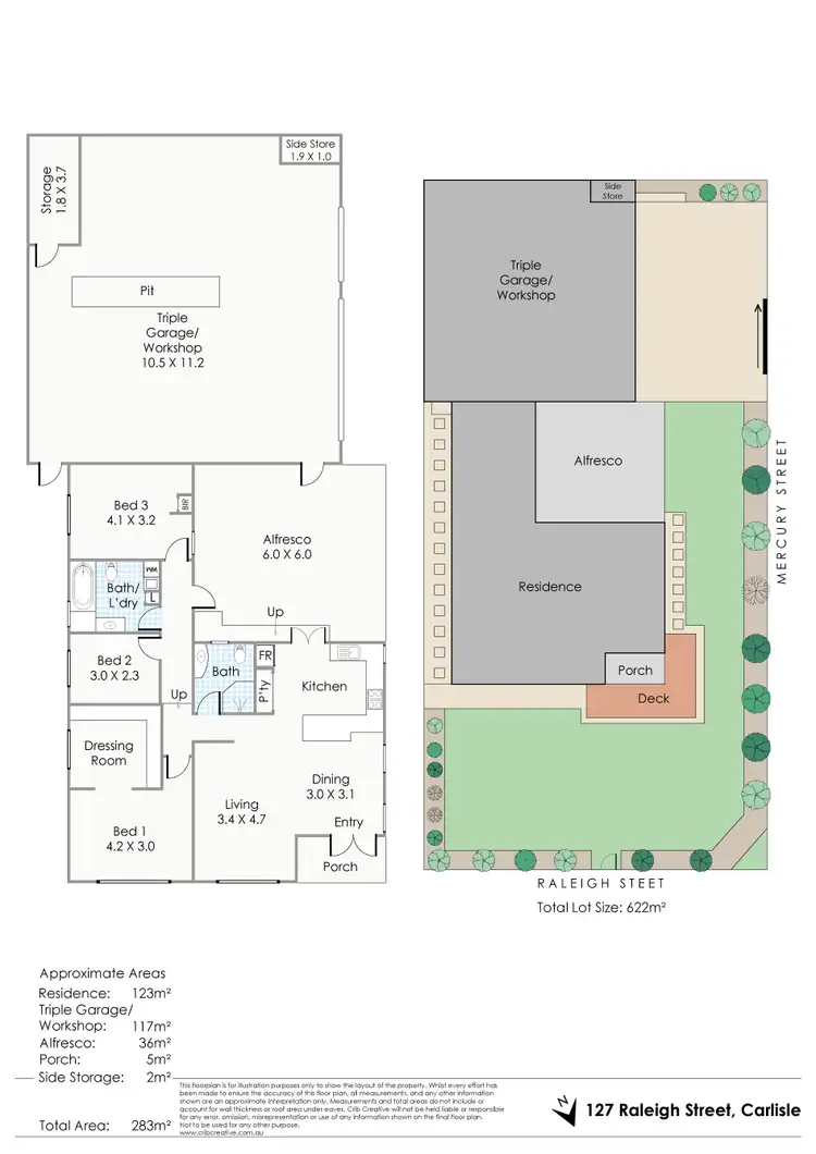 Floorplan of Homely house listing, 127 Raleigh Street, Carlisle WA 6101
