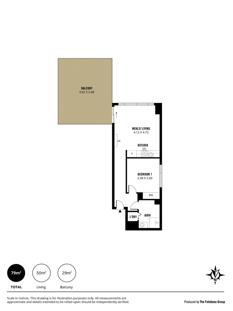 Floorplan of Homely apartment listing, 213/6-8 Wirra Drive, New Port SA 5015