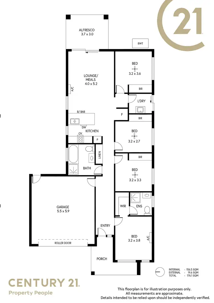 Floorplan of Homely house listing, 12 Macon Road, Angle Vale SA 5117