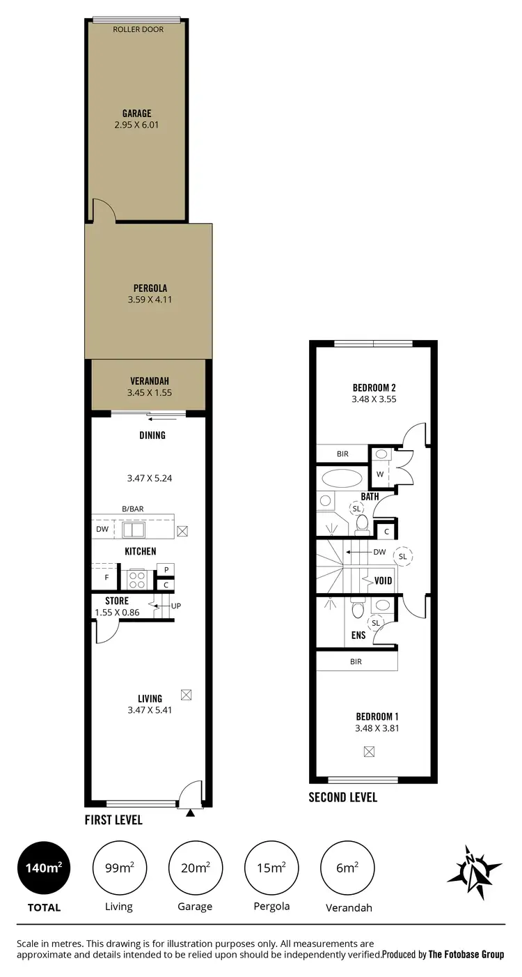 Floorplan of Homely townhouse listing, 19 Masterdale Court, St Clair SA 5011