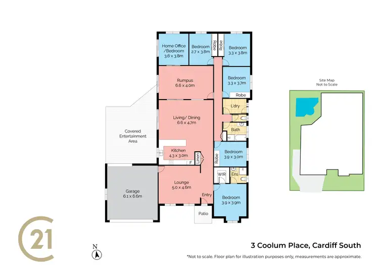 Floorplan of Homely house listing, 3 Coolum Place, Cardiff South NSW 2285