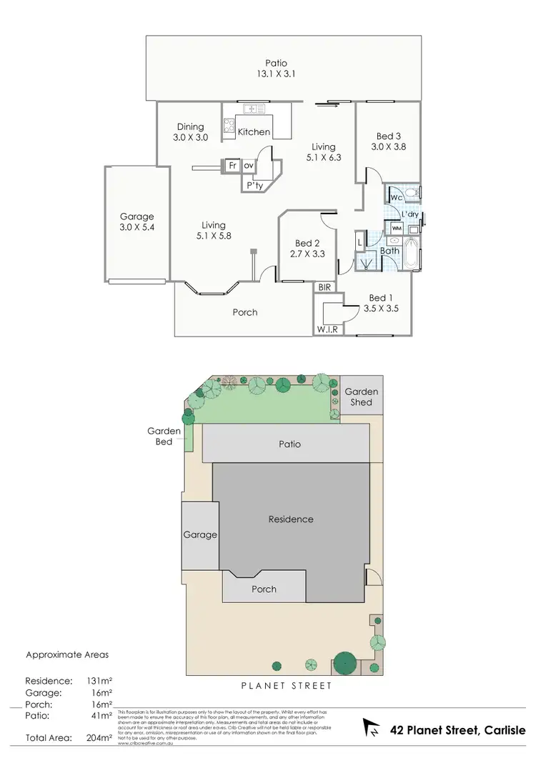 Floorplan of Homely house listing, 42 Planet Street, Carlisle WA 6101