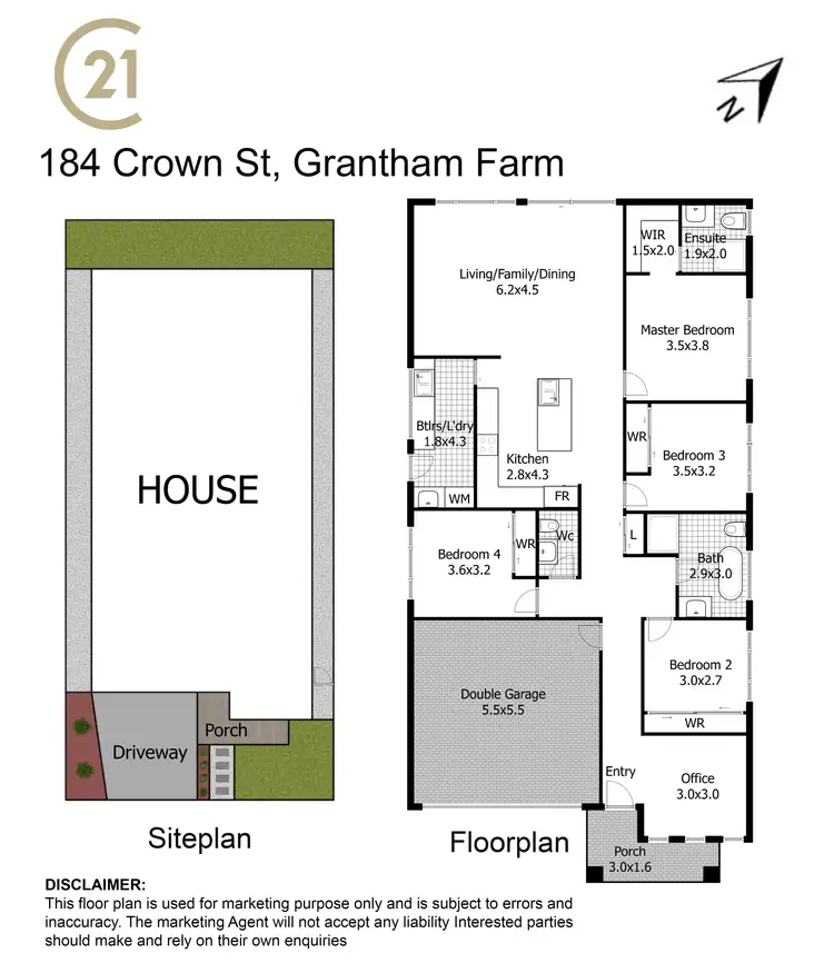 Floorplan of Homely house listing, 184 Crown Street, Grantham Farm NSW 2765