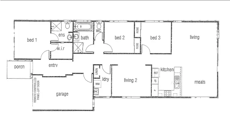 Floorplan of Homely house listing, 15 Parri Link, Noarlunga Downs SA 5168