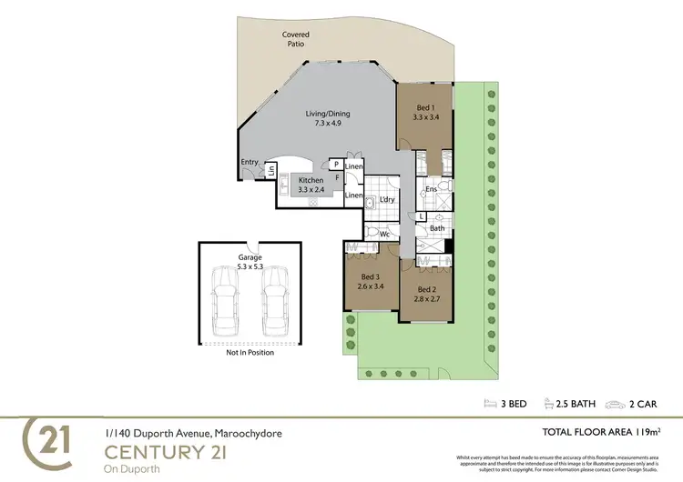 Floorplan of Homely unit listing, 1/140 Duporth Avenue, Maroochydore QLD 4558