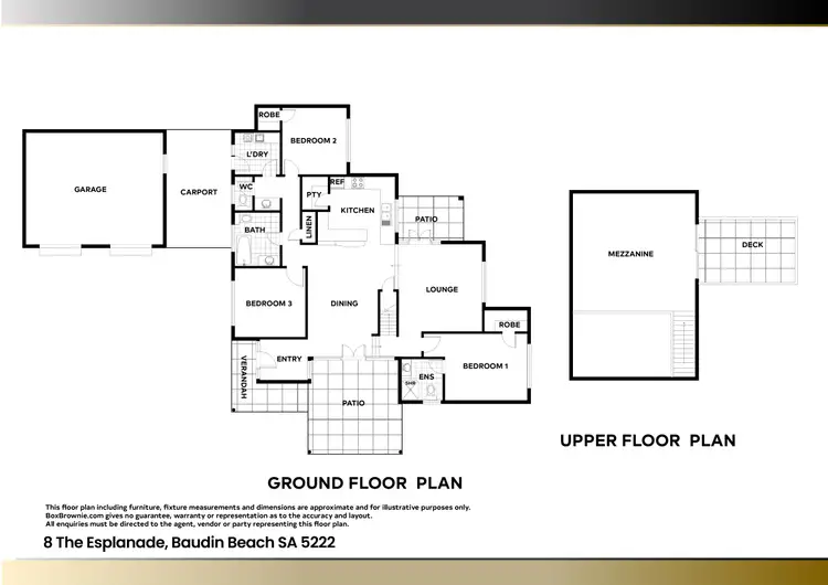Floorplan of Homely house listing, 8 The Esplanade, Baudin Beach SA 5222
