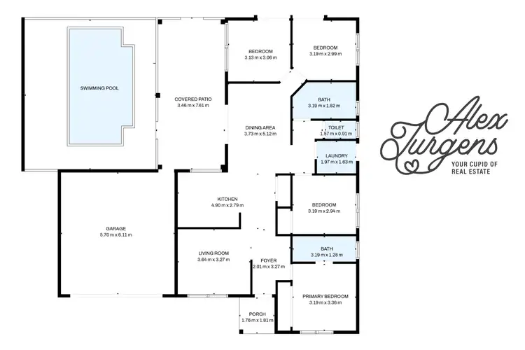 Floorplan of Homely house listing, 9 Dugong Court, Bushland Beach QLD 4818