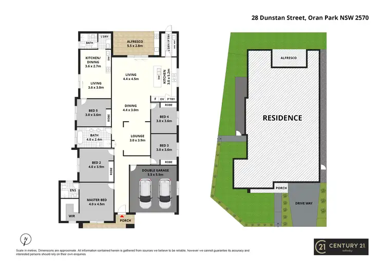 Floorplan of Homely house listing, 28 Dunstan Street, Oran Park NSW 2570
