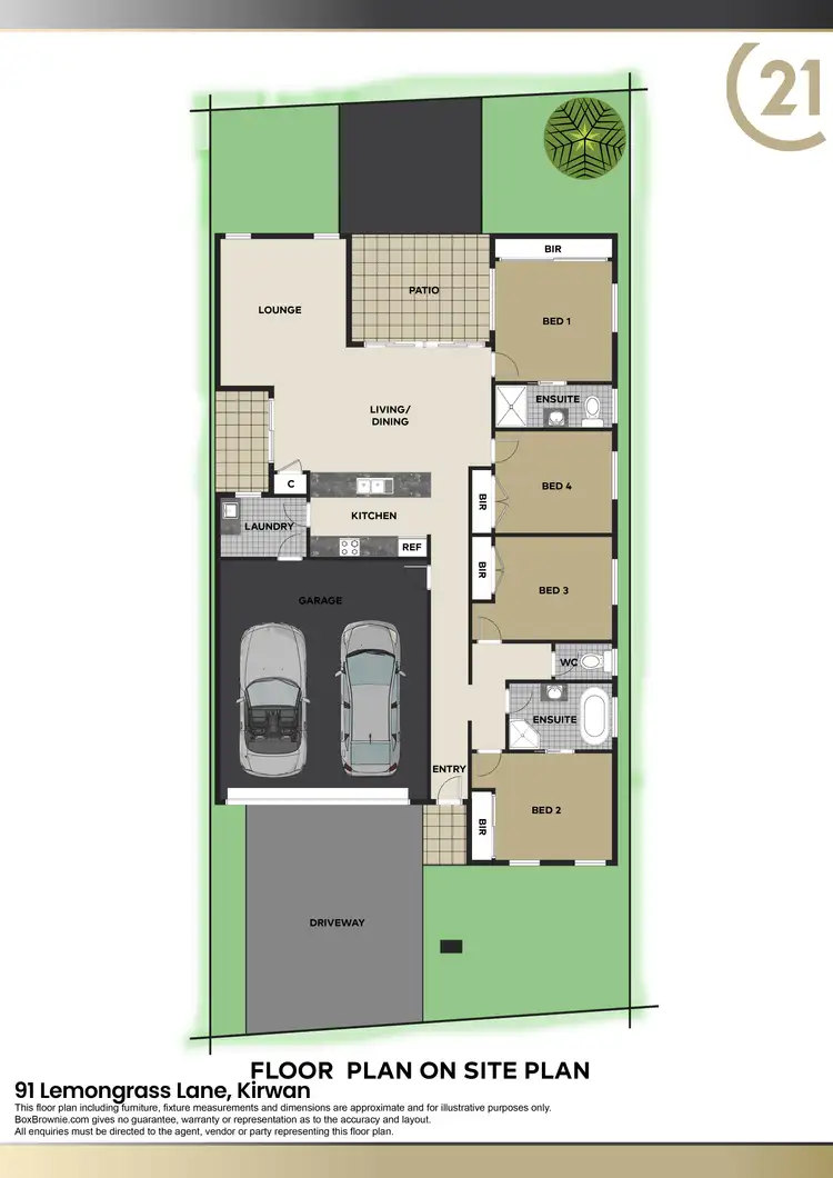 Floorplan of Homely house listing, 91 Lemongrass Lane, Kirwan QLD 4817