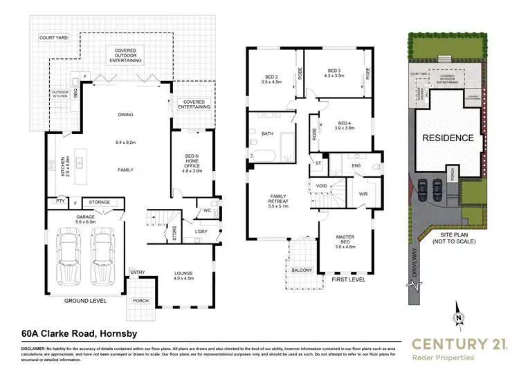 Floorplan of Homely house listing, 60A Clarke Road, Hornsby NSW 2077