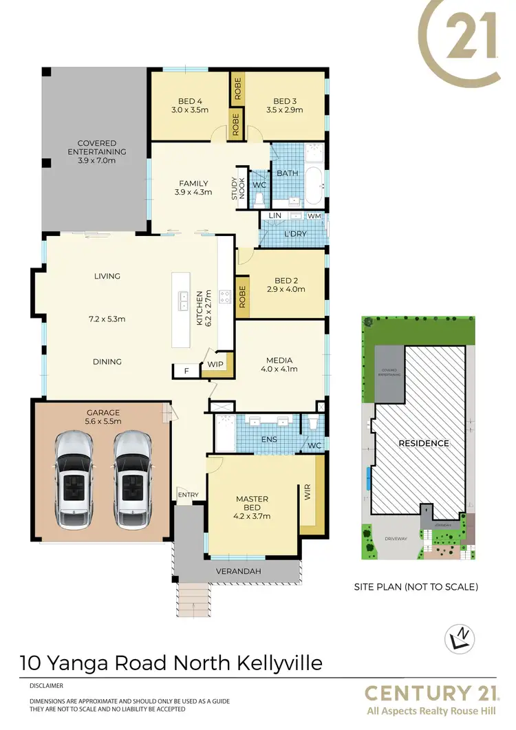 Floorplan of Homely house listing, 10 Yanga Road, North Kellyville NSW 2155