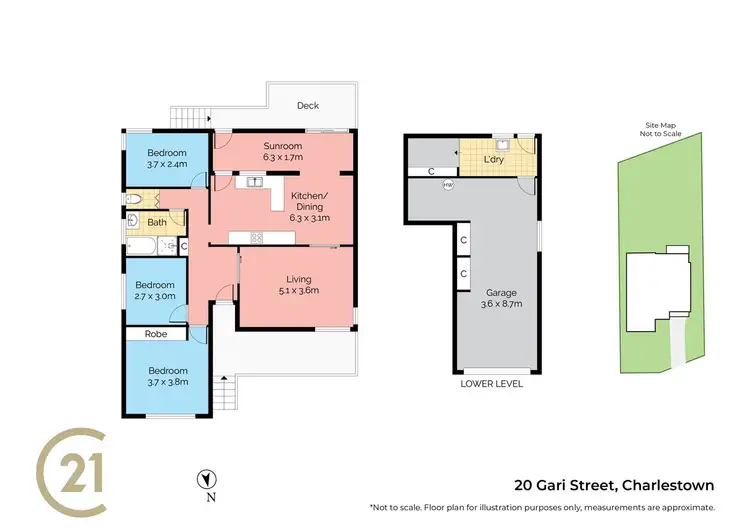 Floorplan of Homely house listing, 20 Gari Street, Charlestown NSW 2290