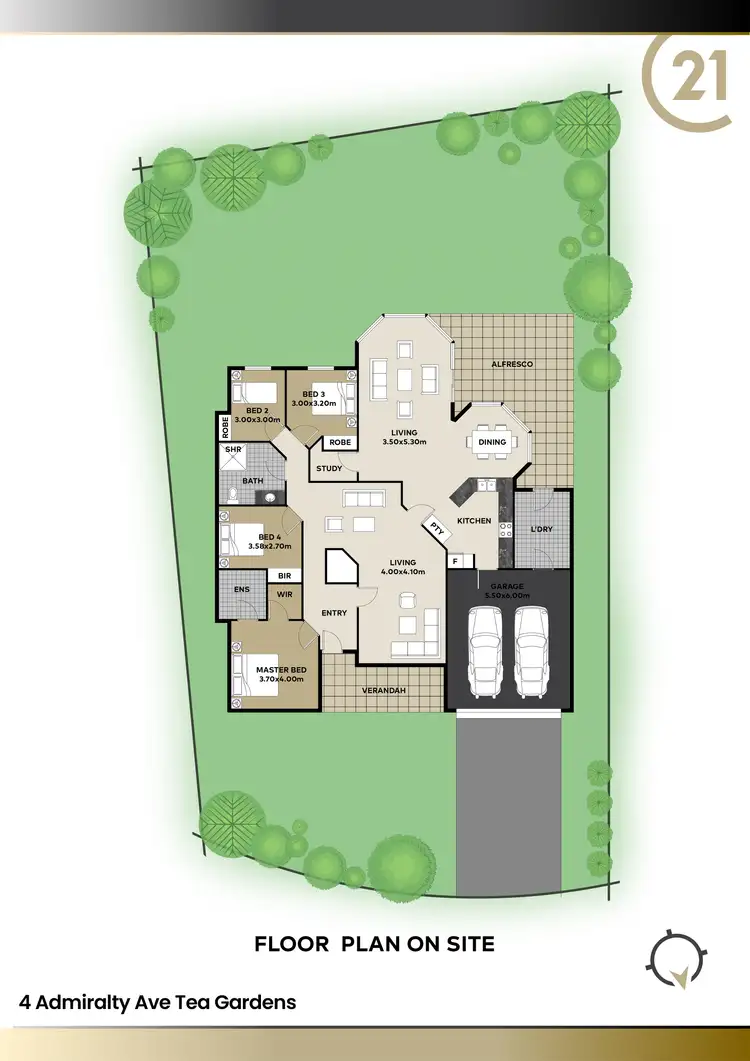 Floorplan of Homely house listing, 4 Admiralty Avenue, Tea Gardens NSW 2324