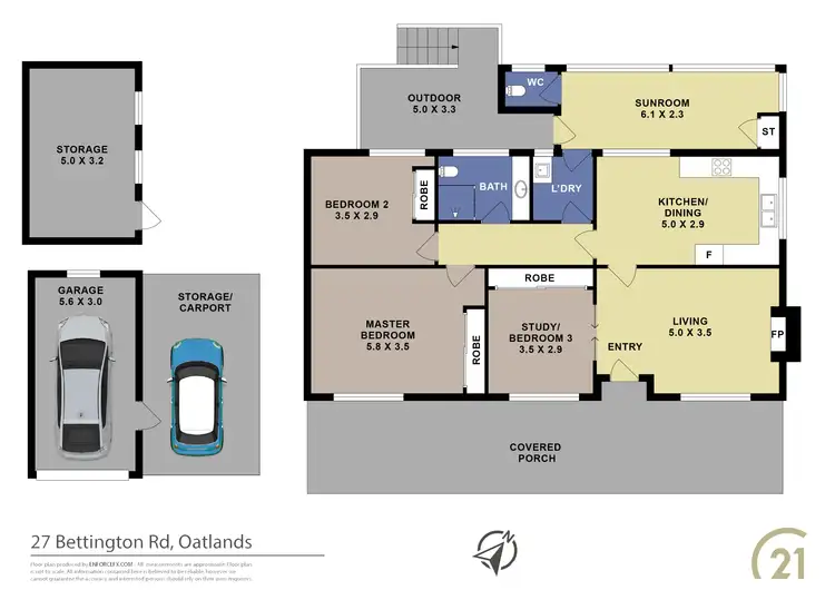 Floorplan of Homely house listing, 27 Bettington Road, Oatlands NSW 2117