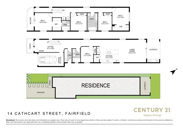 Floorplan of Homely house listing, 14 Cathcart Street, Fairfield NSW 2165