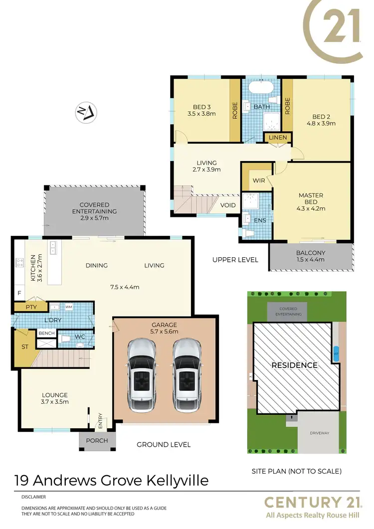 Floorplan of Homely house listing, 19 Andrews Grove, Kellyville NSW 2155