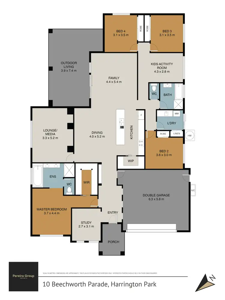 Floorplan of Homely house listing, 10 Beechworth Parade, Harrington Park NSW 2567