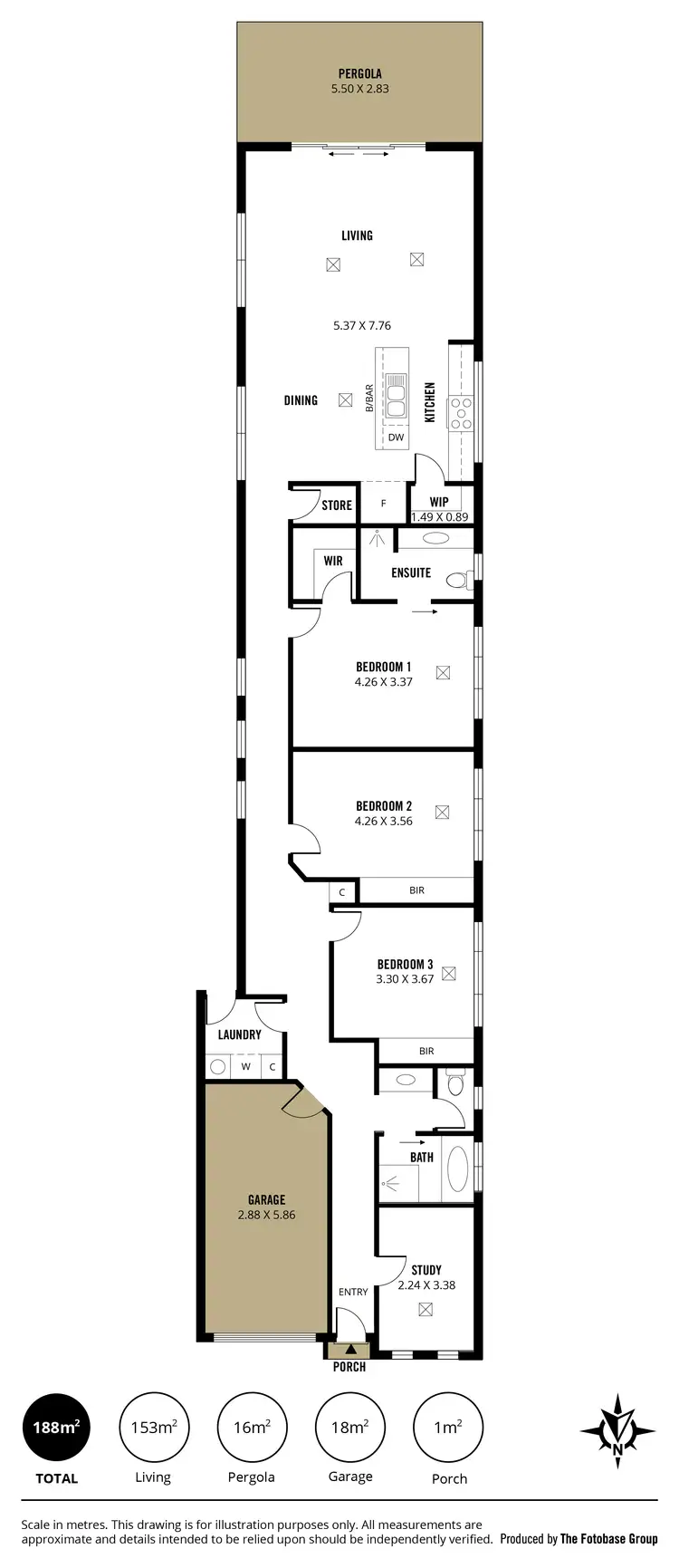 Floorplan of Homely house listing, 23 Thornton Road, Greenacres SA 5086