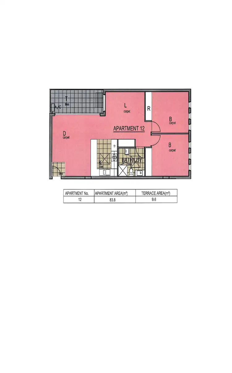 Floorplan of Homely apartment listing, 301/62 Buckingham Avenue, Springvale VIC 3171