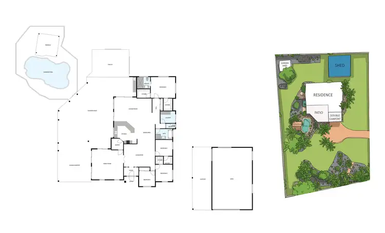 Floorplan of Homely house listing, 1 Michelle Court, Alice River QLD 4817