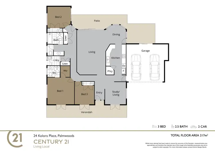 Floorplan of Homely house listing, 24 Kolora Place, Palmwoods QLD 4555