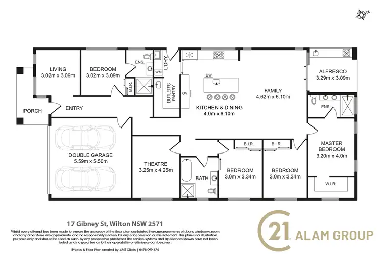 Floorplan of Homely house listing, 17 Gibney Street, Wilton NSW 2571