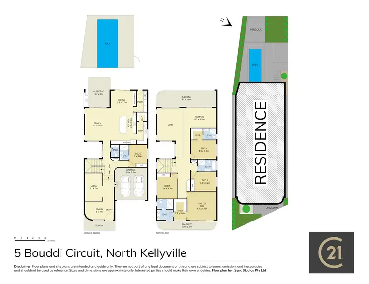 Floorplan of Homely house listing, 5 Bouddi Circuit, North Kellyville NSW 2155