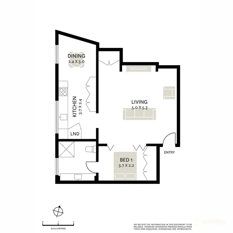 Floorplan of Homely apartment listing, 12/50 Bayswater Road, Rushcutters Bay NSW 2011