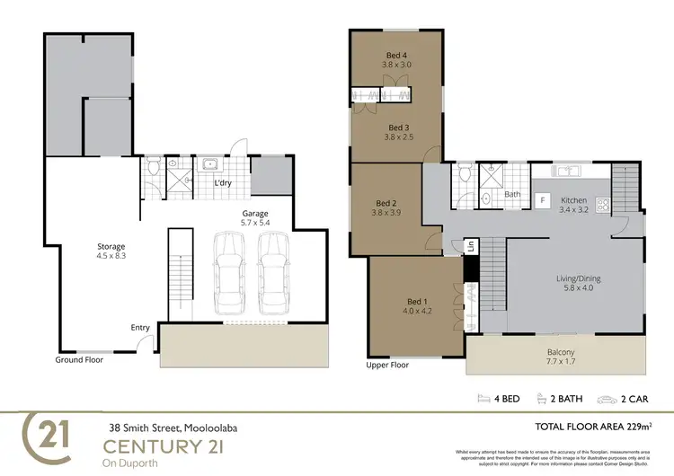Floorplan of Homely house listing, 38 Smith Street, Mooloolaba QLD 4557