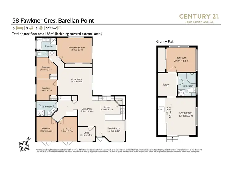 Floorplan of Homely house listing, 58 Fawkner Crescent, Barellan Point QLD 4306
