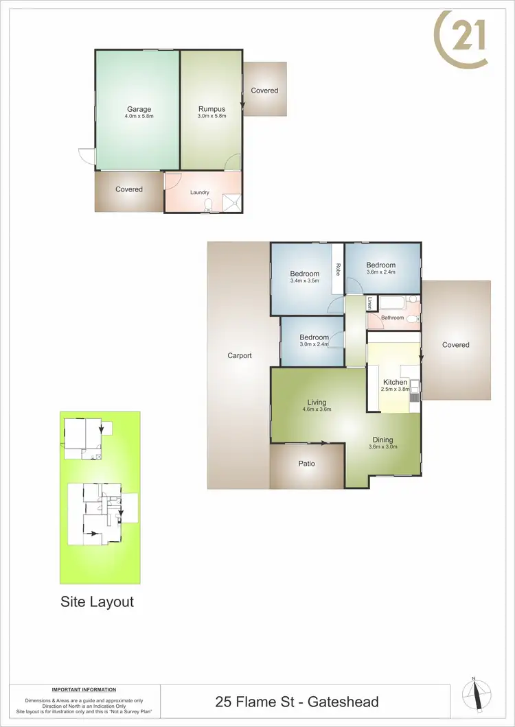 Floorplan of Homely house listing, 25 Flame Street, Gateshead NSW 2290