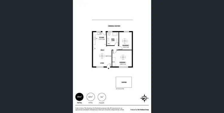 Floorplan of Homely unit listing, 6/6 Kintore Avenue, Kilburn SA 5084