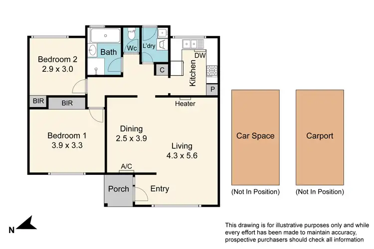 Floorplan of Homely unit listing, 10/3 McIntosh Court, Aspendale Gardens VIC 3195