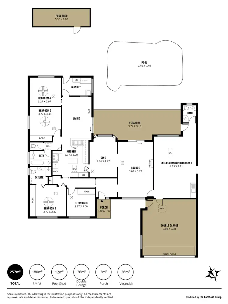 Floorplan of Homely house listing, 6 Carlson Drive, North Haven SA 5018