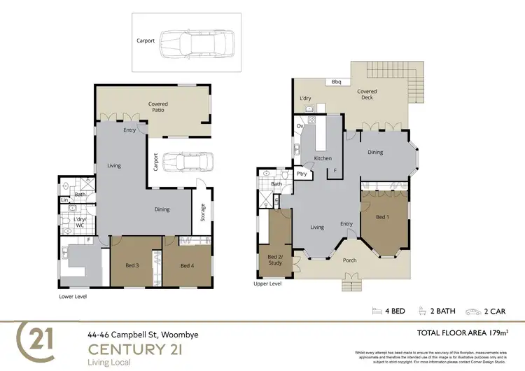 Floorplan of Homely house listing, 44-46 Campbell Street, Woombye QLD 4559