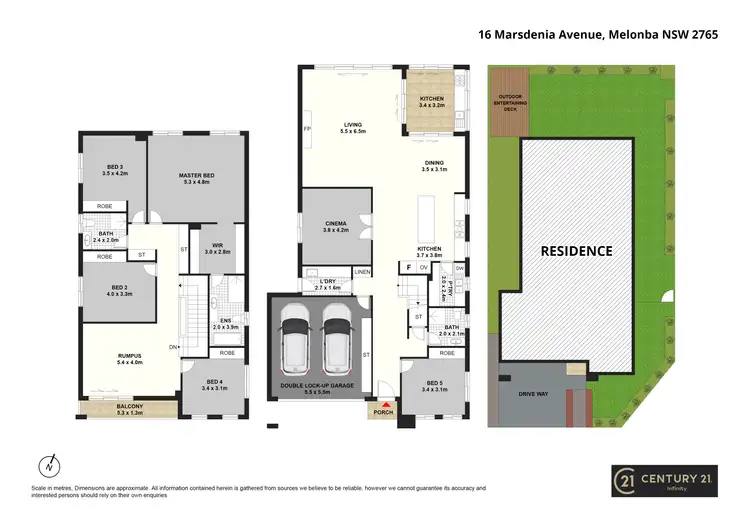 Floorplan of Homely house listing, 16 Marsdenia Avenue, Marsden Park NSW 2765