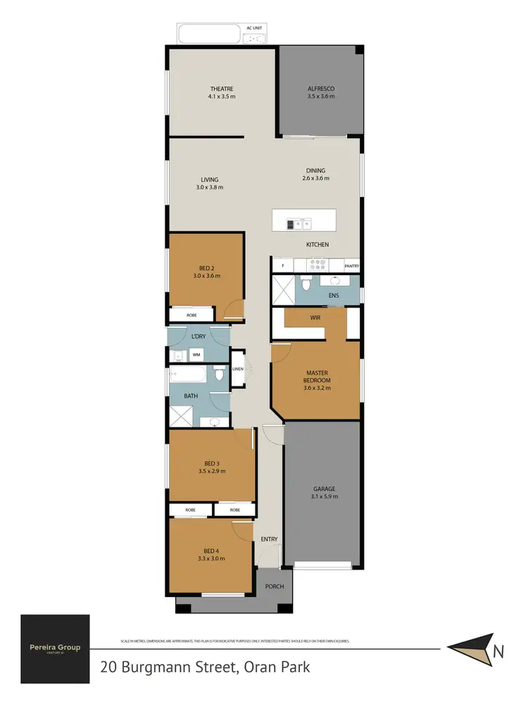 Floorplan of Homely house listing, 20 Burgmann Street, Oran Park NSW 2570